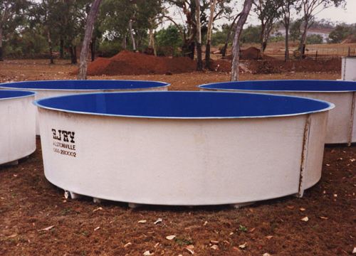 Ajay Fibreglass Flat Base Aquaculture Tanks
