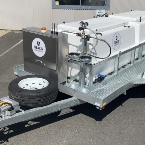 Fish transport trailer built for Deakin University