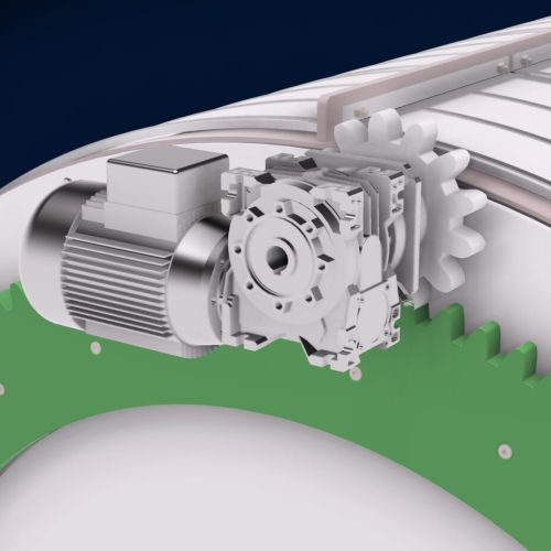 • CM Aqua drum filter DDGW direct driven gear wheel — maintenance-free drive system