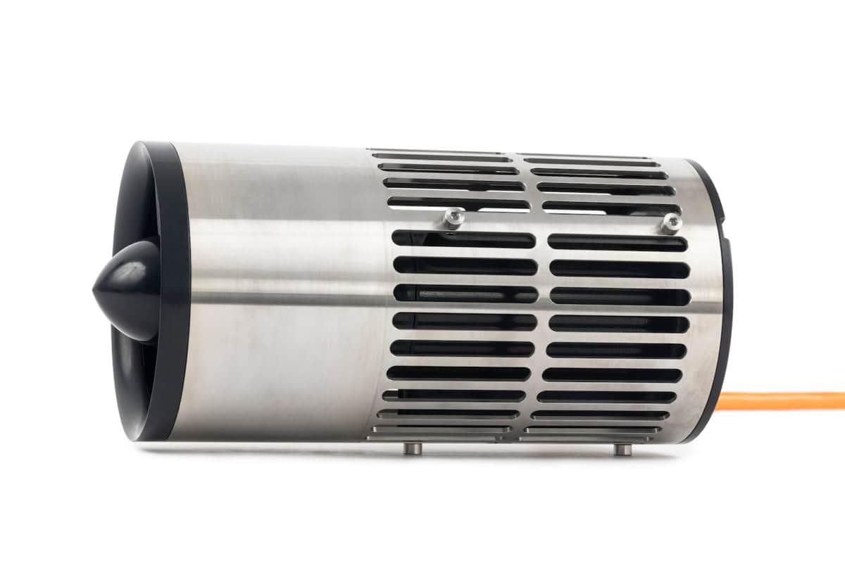 Abyzz AFC150IPU compact flow cannon with titanium rotor and IPU driver