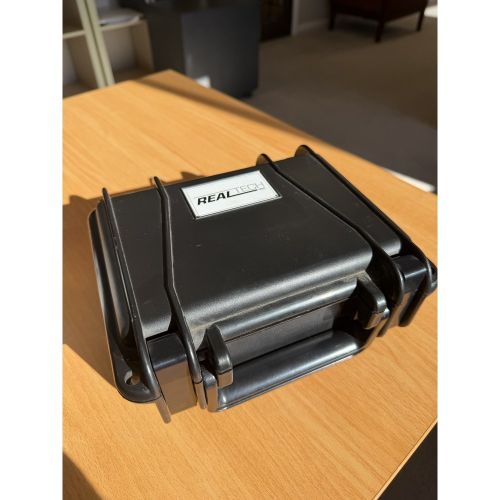 Closed hard carry case for a second hand Real Tech Real UVT transmittance meter